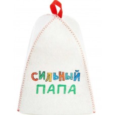 Шапка банная мужская с принтом 